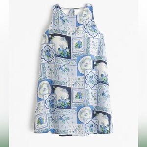 A&F Open back trapeze mini dress